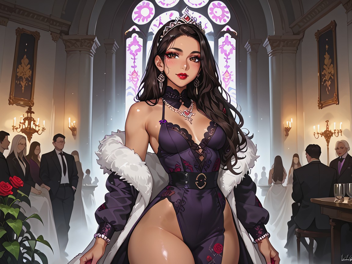 Pelo Negro, Mansion Location, Sloped Shoulders Hentai IA