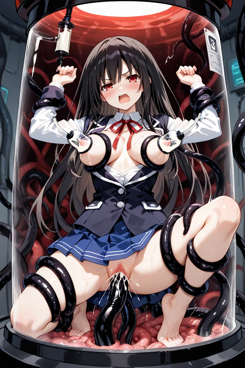 Milking, Orgasm, Tentacles Around Belly Porno IA Hentai