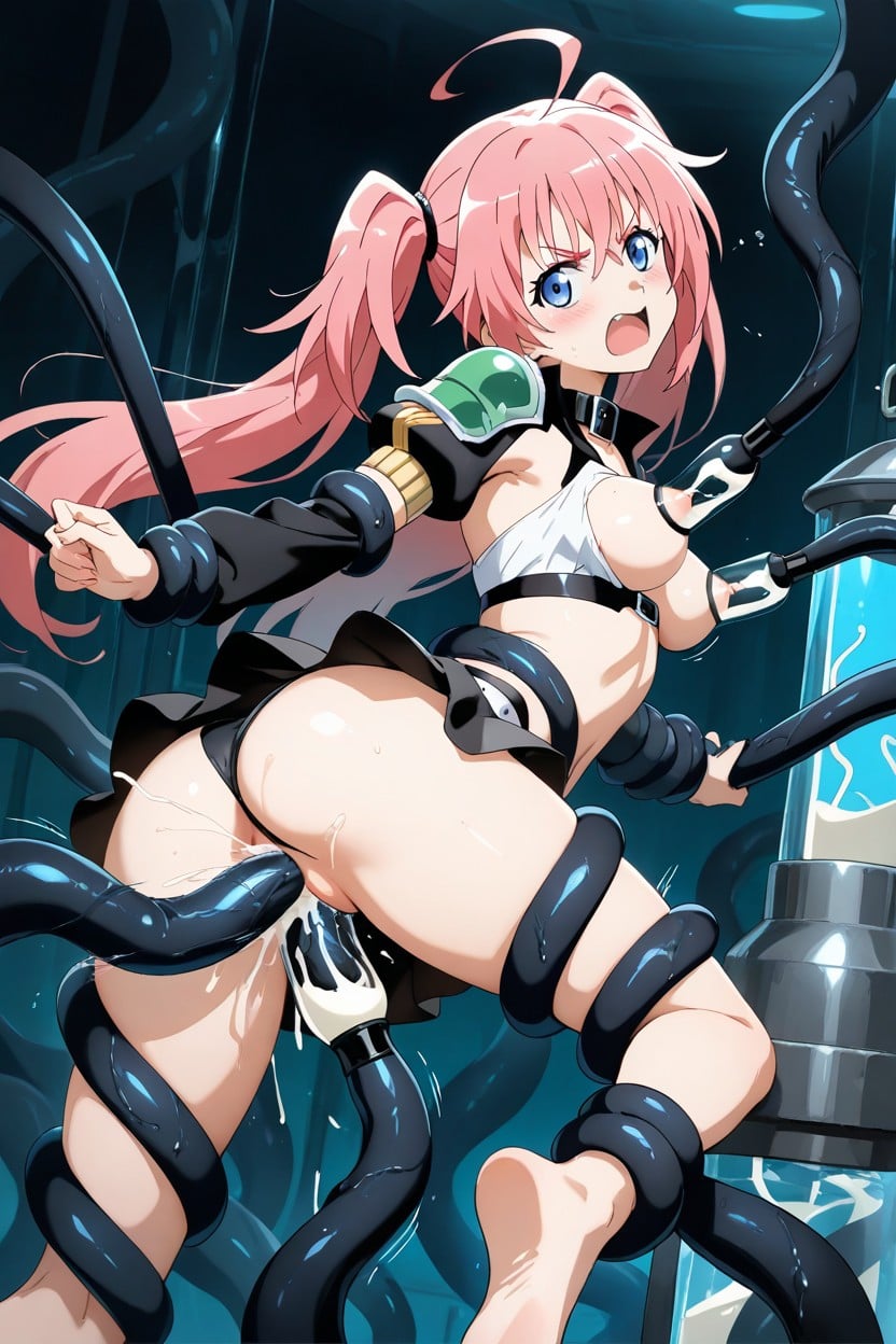 Head Tilt, Bottom Up (upskirt), Tired Hentai AI Porn