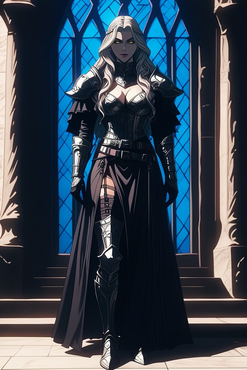 Detailed, High Boots, Escote Hentai IA