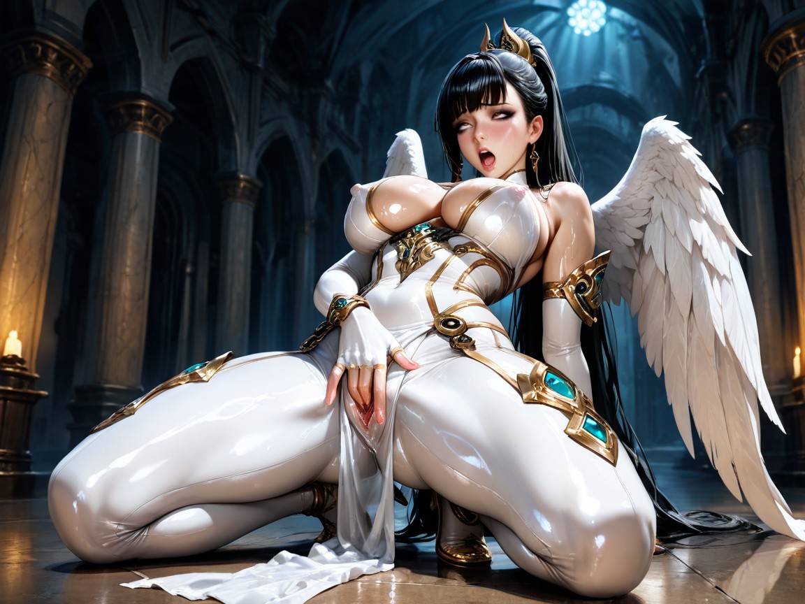 Realistic, Sleek Clawed Feet, Dominant Colours Are White And Grey Hentai AI Porn