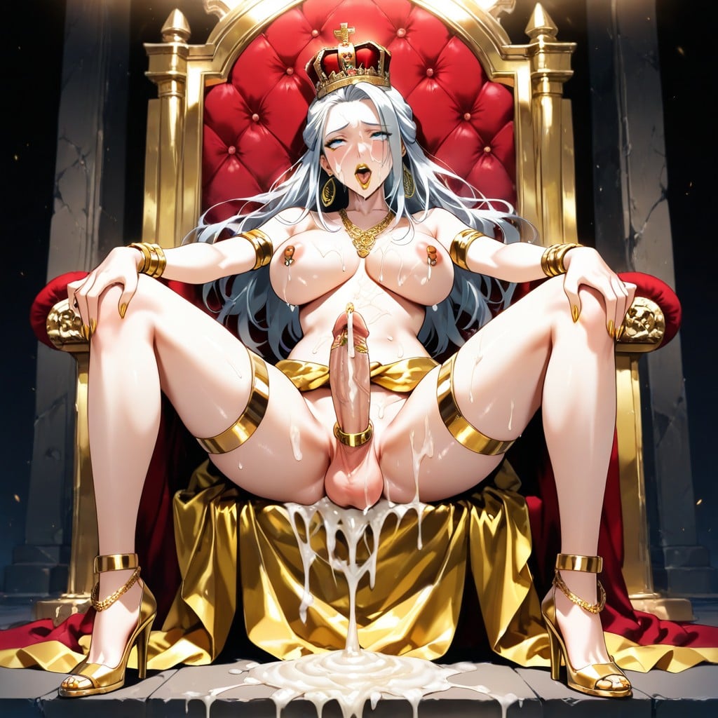 Jewelry, Gold Bracelets, Crown Hentai IA
