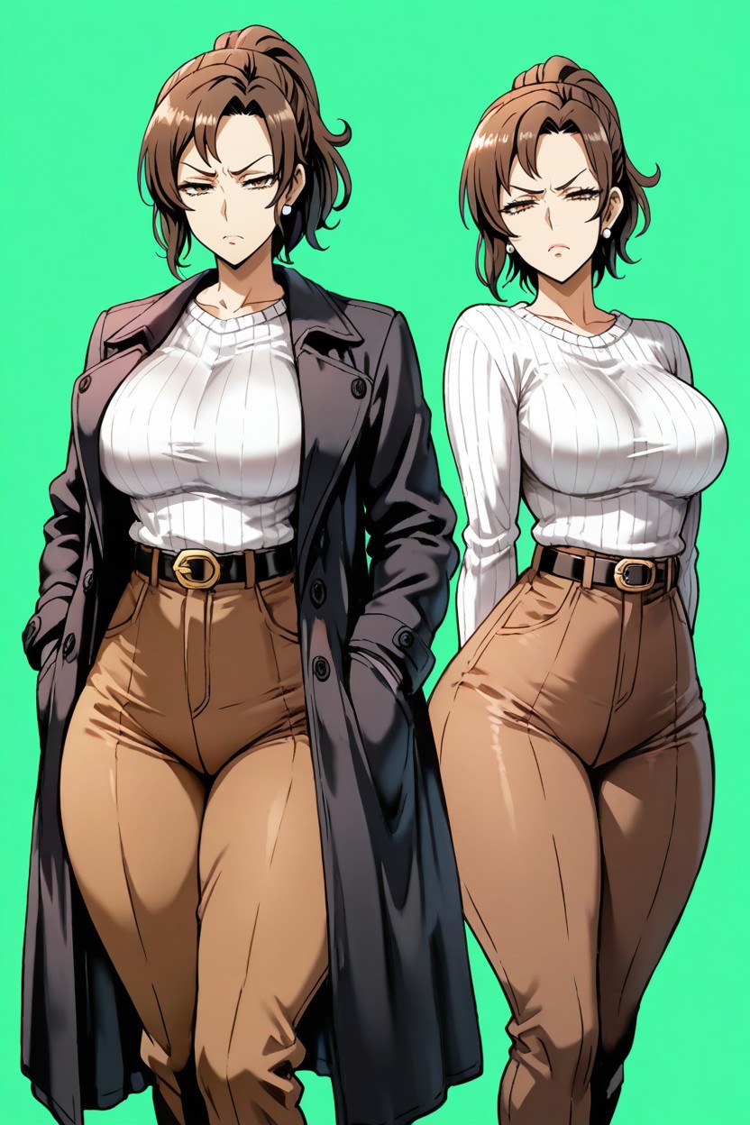 Silent, Thick Thighs, High Resolution Hentai AI Porn