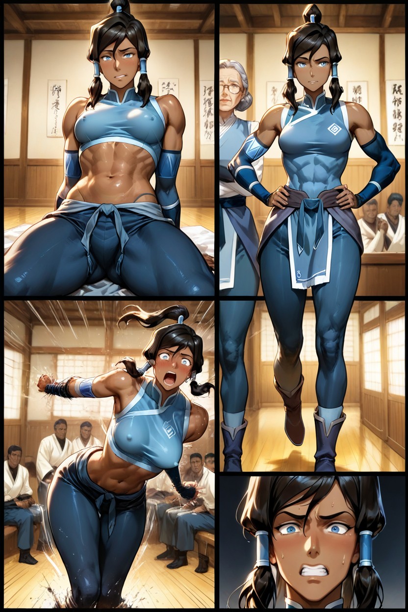Numerous Mouvements Lines, Soft Reflections, Small Breasts Hentai AI Porn
