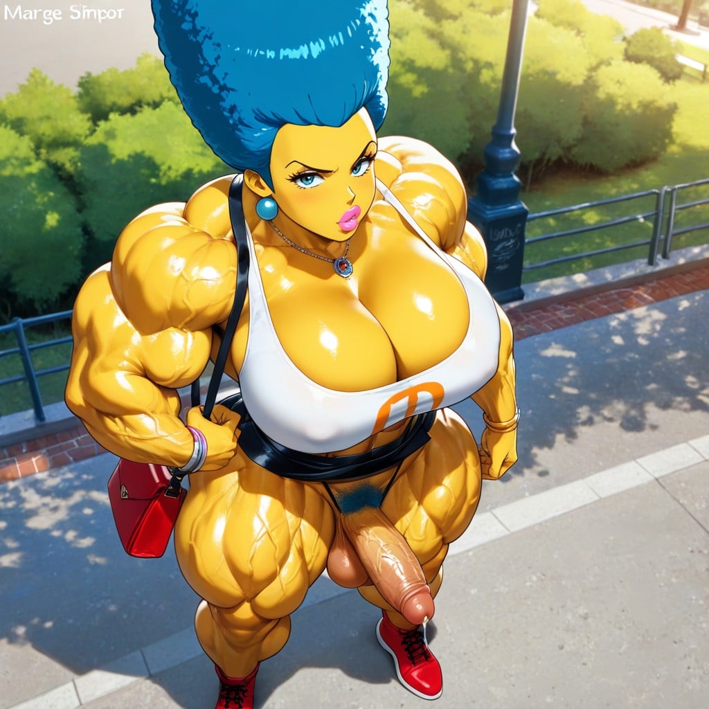 Ft Tall, Pubic Hair, Erect Penis Hentai AI Porn