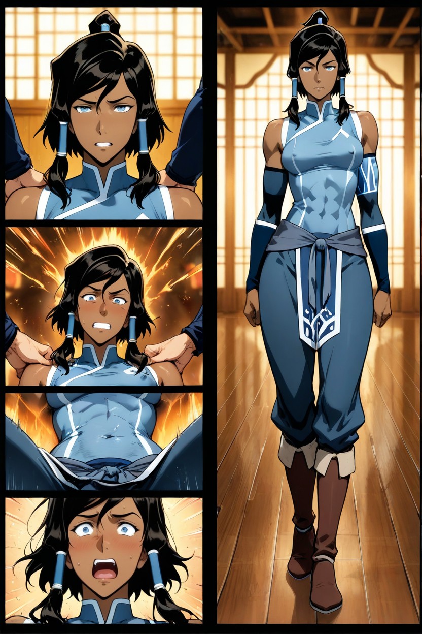 Mens Are Clothed, 25+, Dojo Background Hentai AI Porn