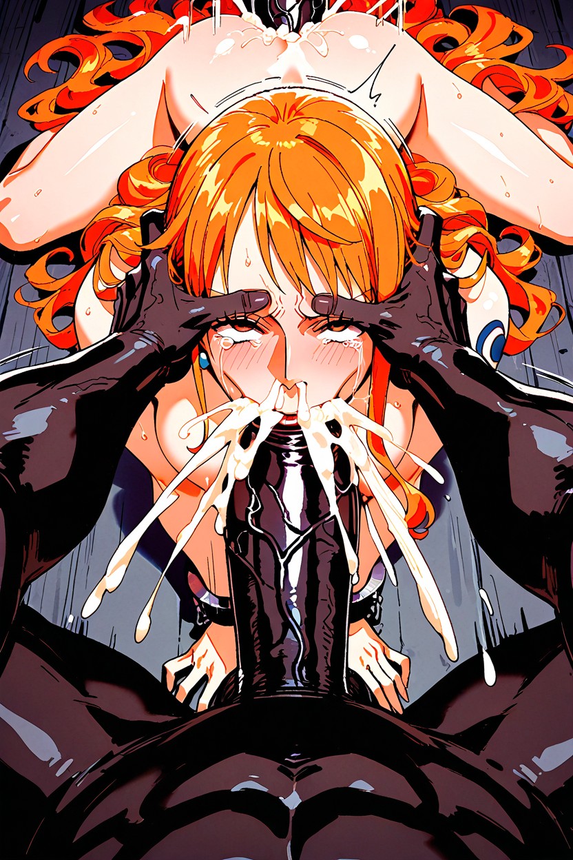 Long Hair, Interracial, Restrained Hentai AI Porn