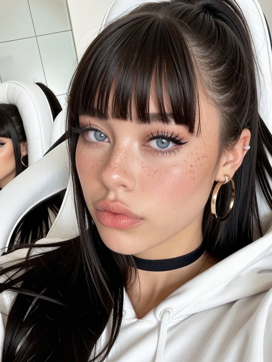18+, Close Up Of Face, Extreme Wasp Waist AI Porn