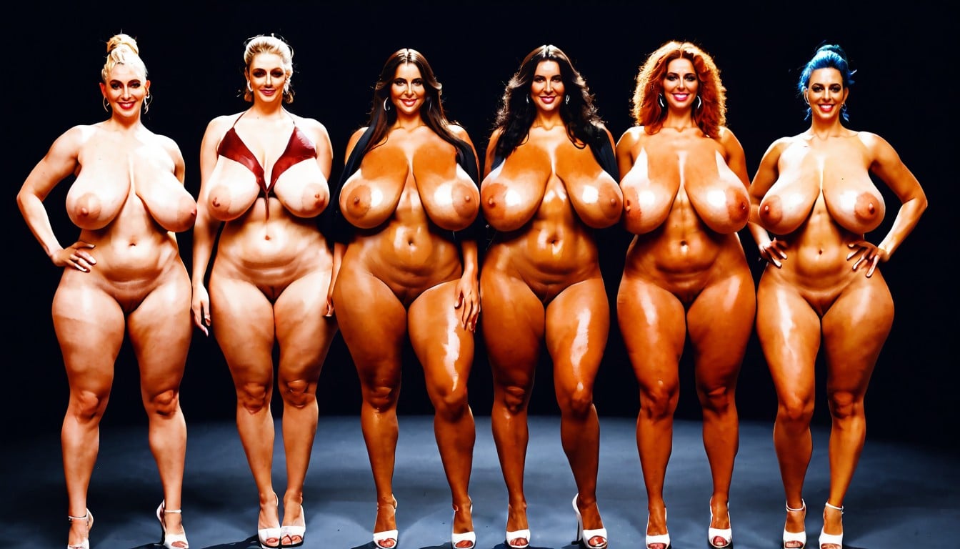 Massive Saggy Breasts, Droopy Tits, Big Ass AI Porn