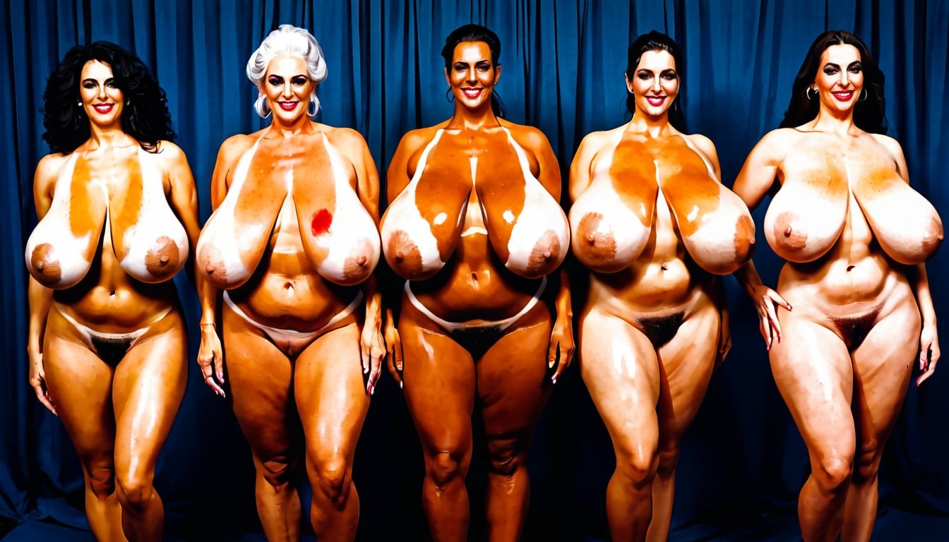 American, Big Ass, Skin Imperfections AI Porn