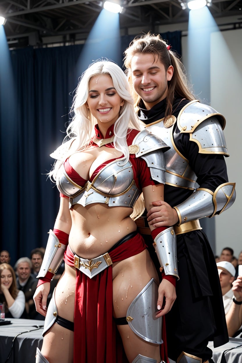 Cosplay, On Stage, Clenched Teeth AI Porn