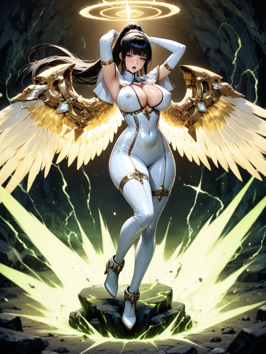 Arms Up, Model, Perfect Eyes Hentai AI Porn