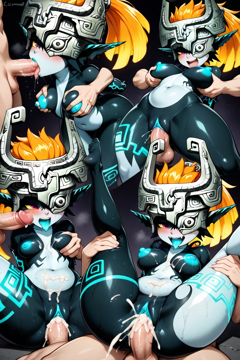 Im P, Arms Held, Ring Gag Hentai AI Porn