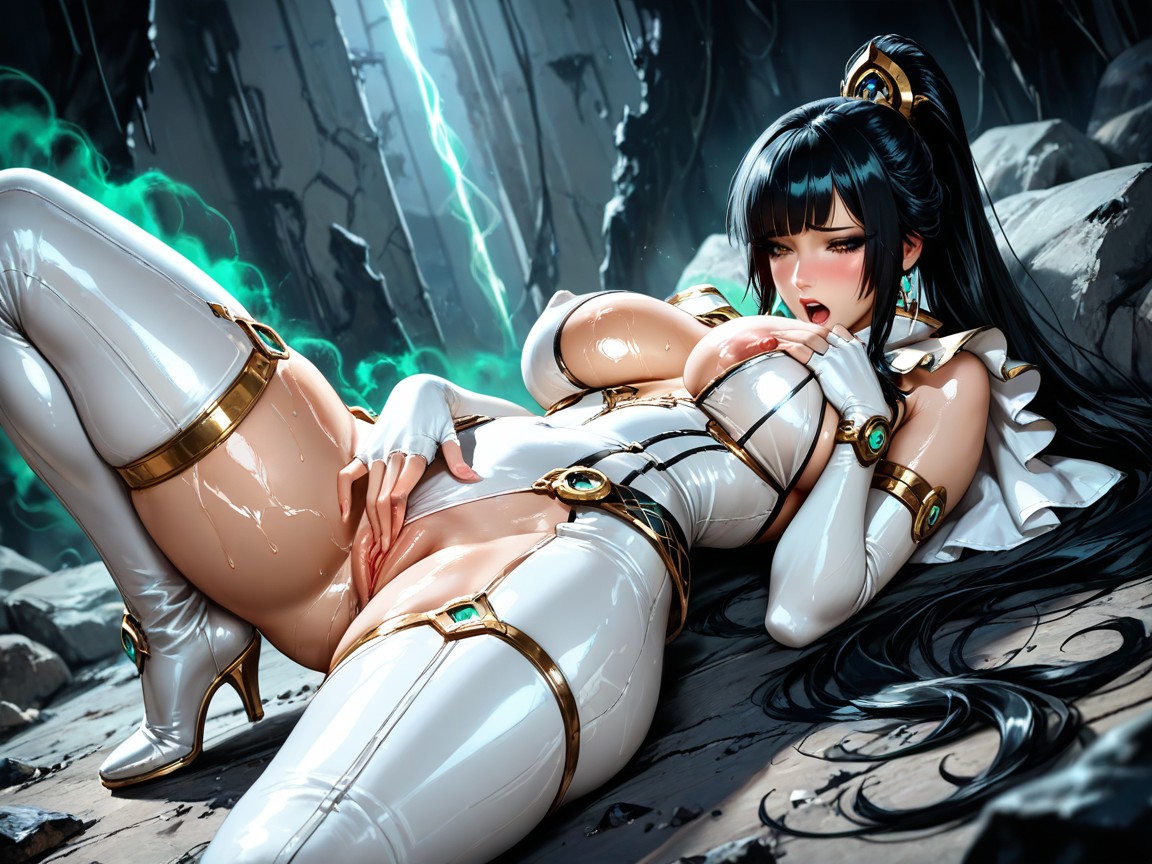 Cinematic, Mascara, Laying Hentai AI Porn