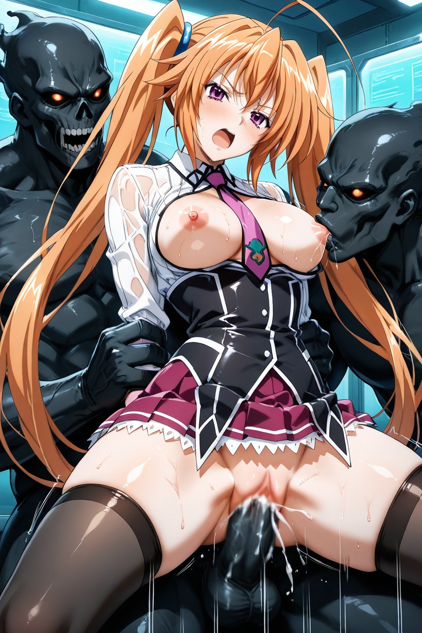 Motion Lines, Black Monster, In Laboratory Hentai AI Porn