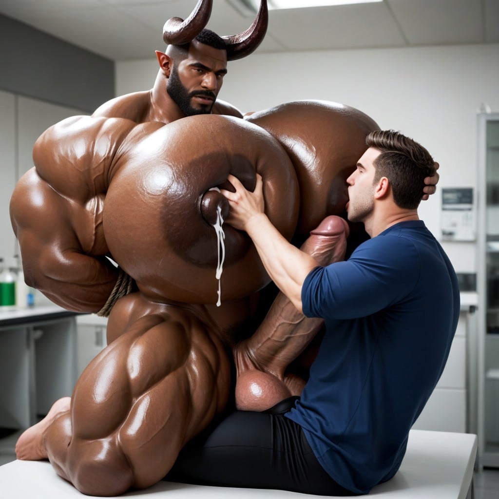 Pec Garbbing, Another Man Grabbing Milk Man's Boobs, Mouth Agape AI Gay Porn