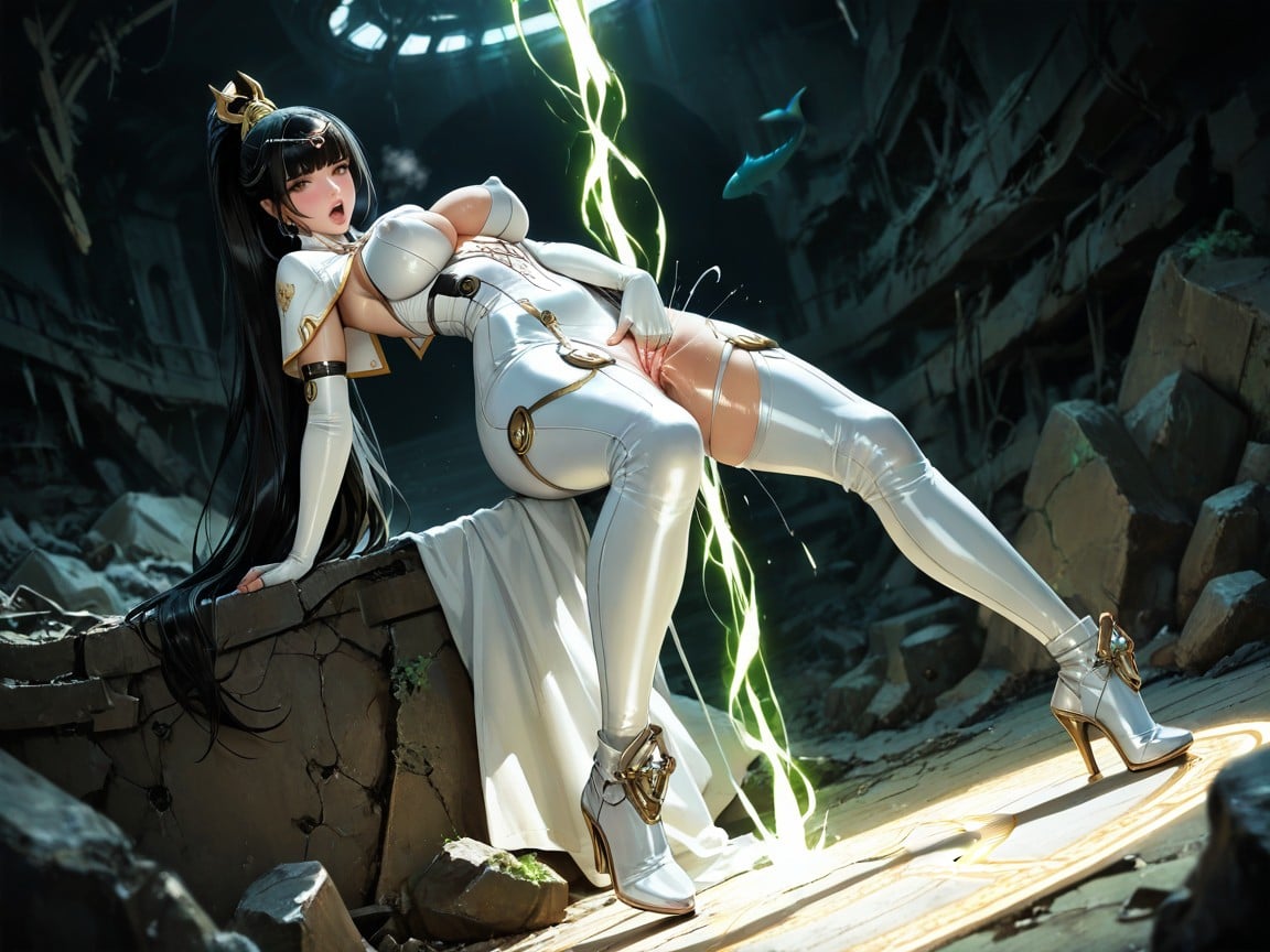 Dramatic Lighting, Clawed Shoes, Bending Over Hentai AI Porn