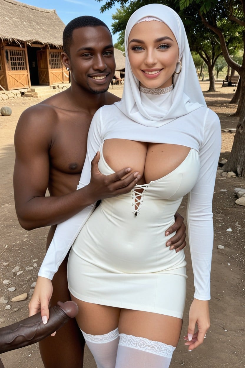Exterior, Wasp Waist, Woman Grabbing Mans Cock In A Possessive Way Porno IA
