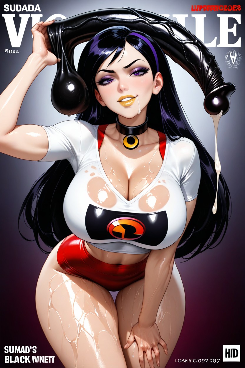 Extremely Beautiful, Thigh Gap, Magazine Cover Hentai AI Porn