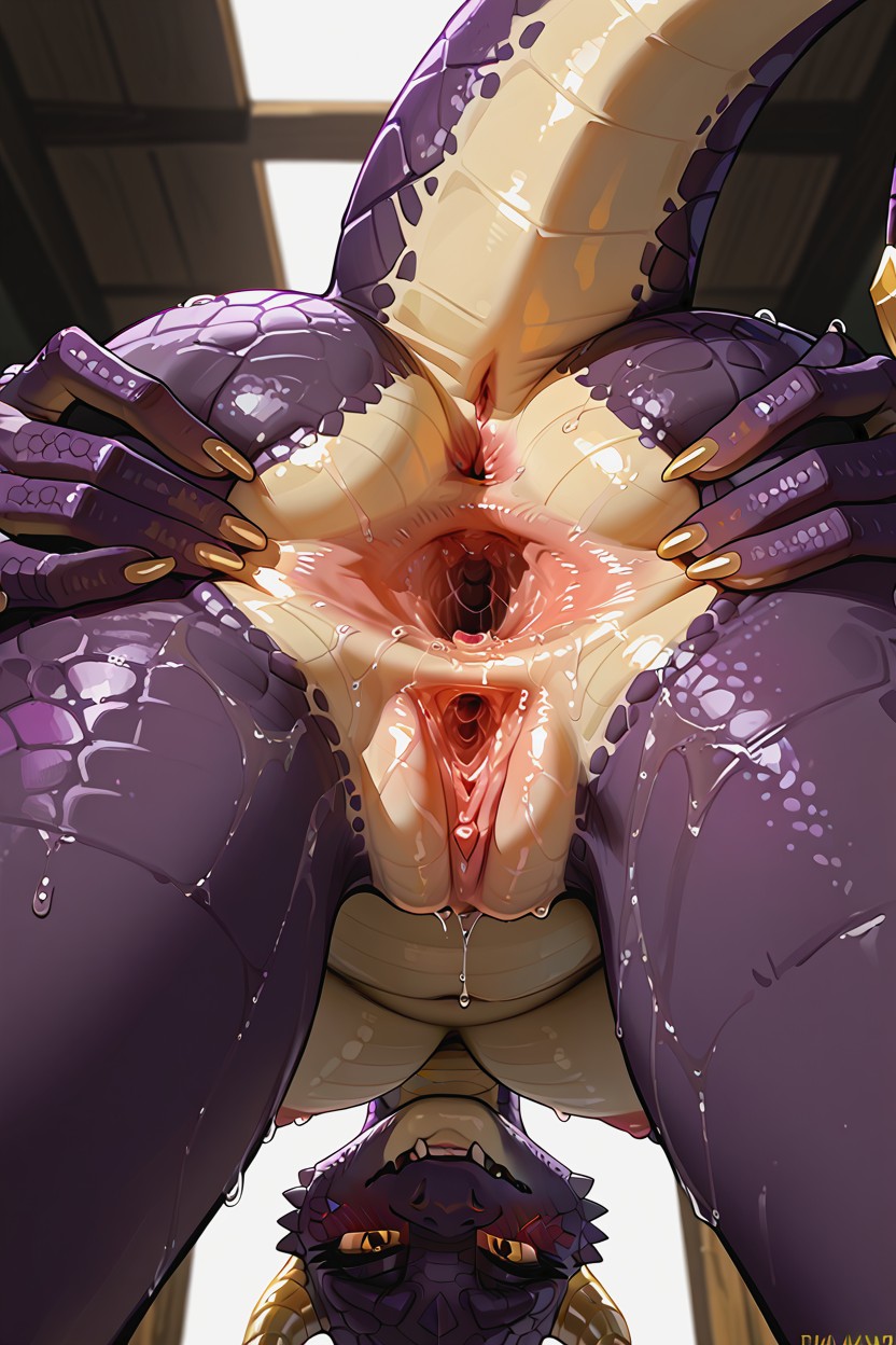 Presenting Hindquarters, Wet Pussy, Spreading Ass Furry AI Porn