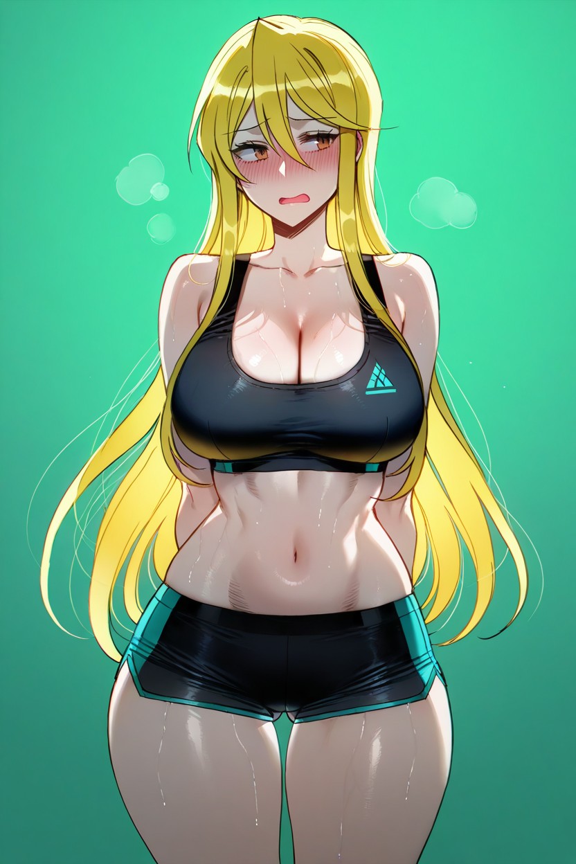 Smooth Outline, Wide Hips, Large Breasts Hentai AI Porn
