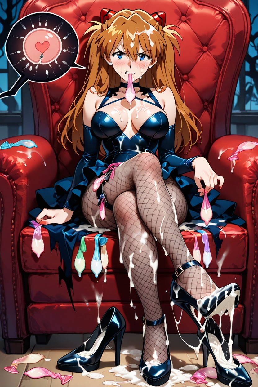 Condom, 25+, Torn Dress Hentai AI Porn