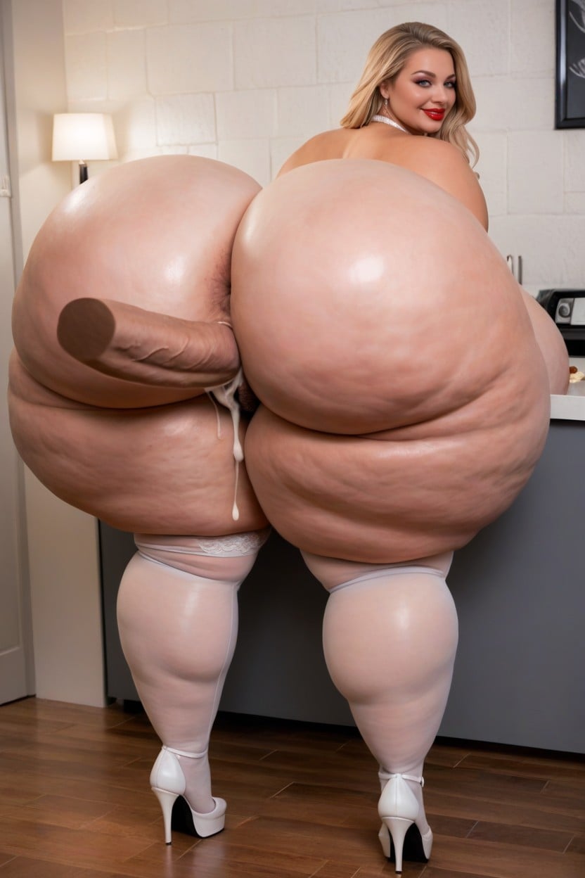 Hyper Colossal Breasts, Hyper Huge Areolas, Gigantic Hyper Breasts BBW AI Porn