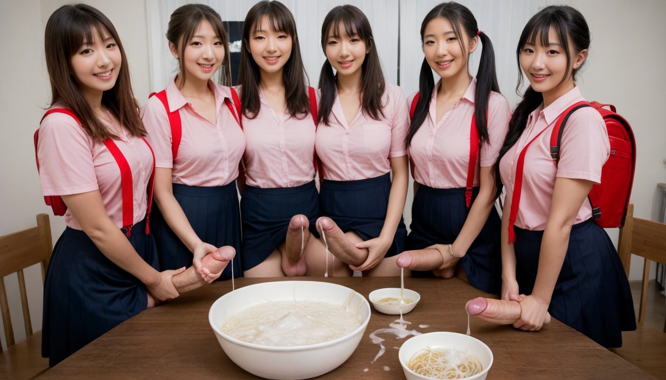 Cum Broth, Masturbation, Lifting Skirt 人妖AI黃片