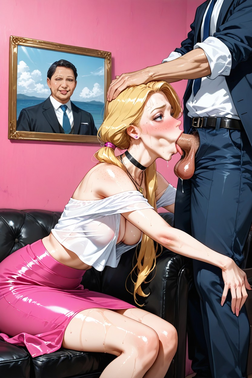 Her Head Above Cock, Deepthroat, + Hentai AI Porn