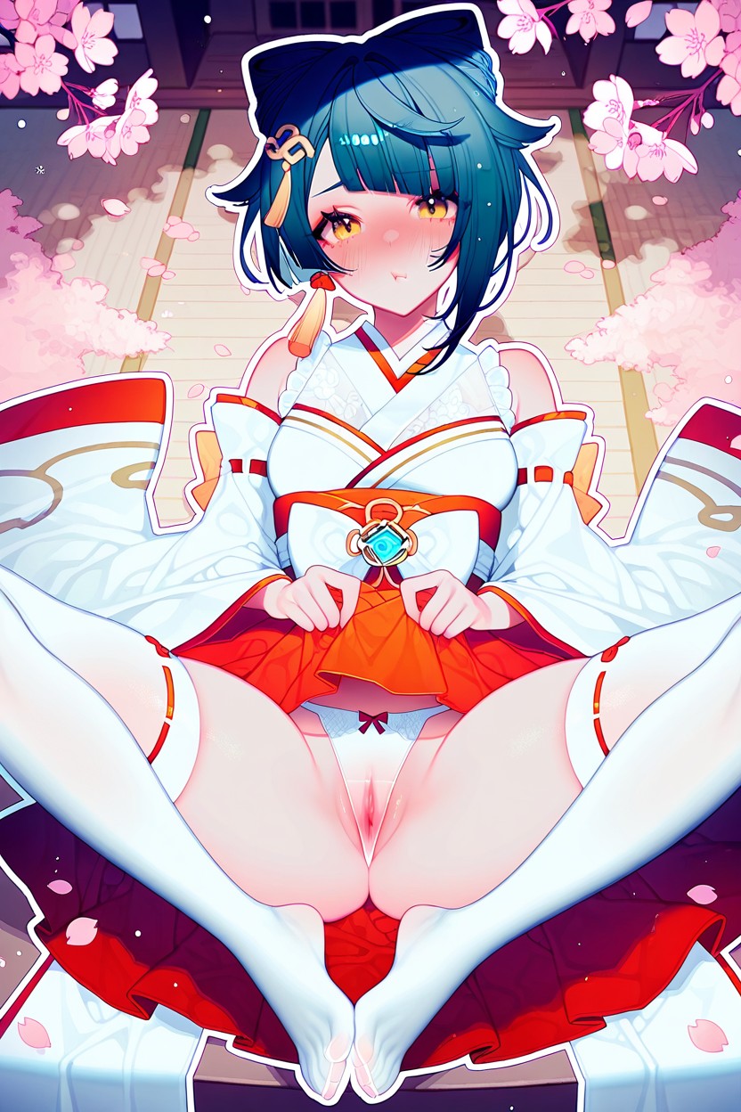 Not Shoes, Camel Toe, Shrine Maiden Hentai AI Porn