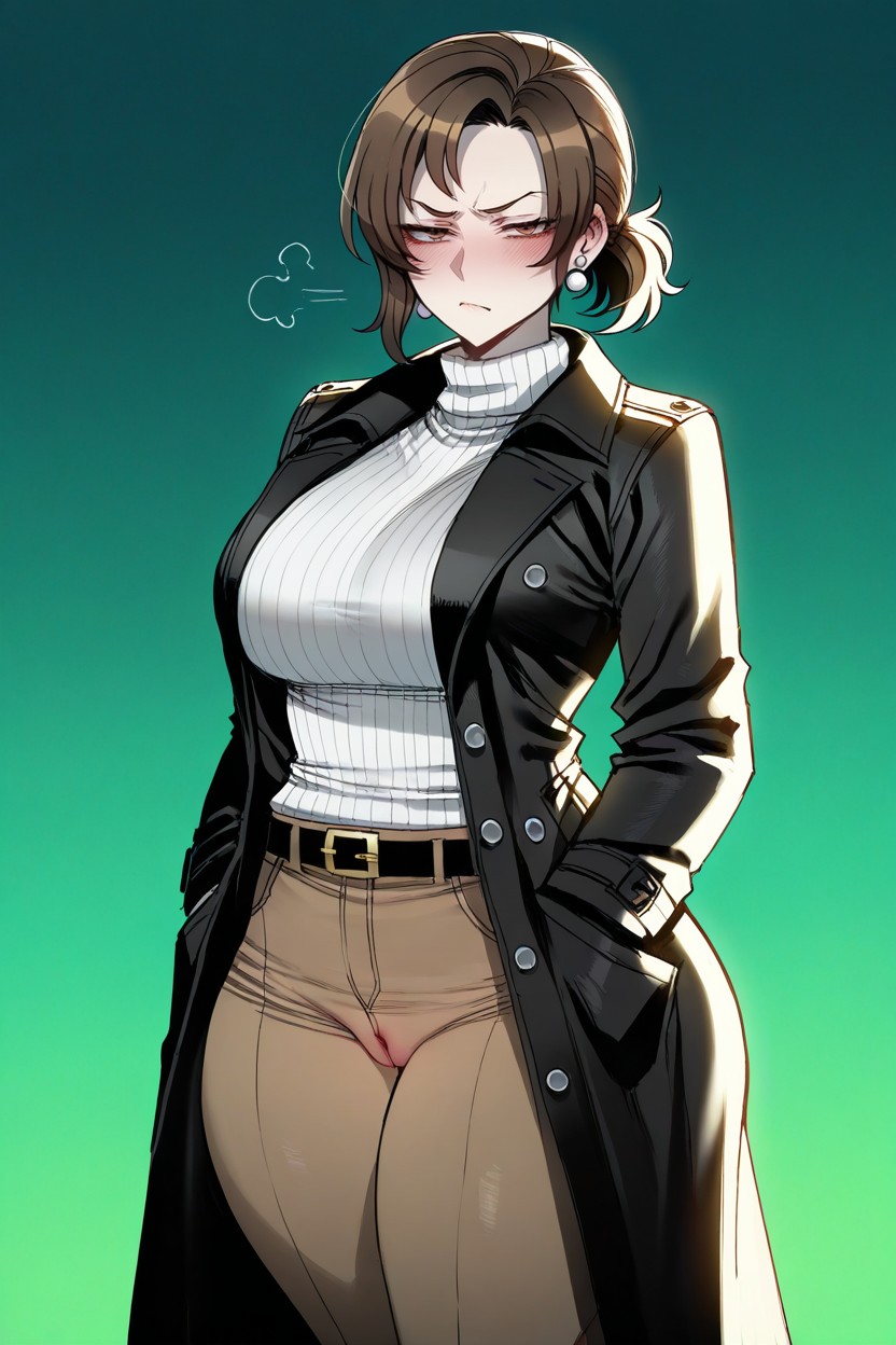 Detailed, Looking At Viewer, Thick Thighs Hentai AI Porn