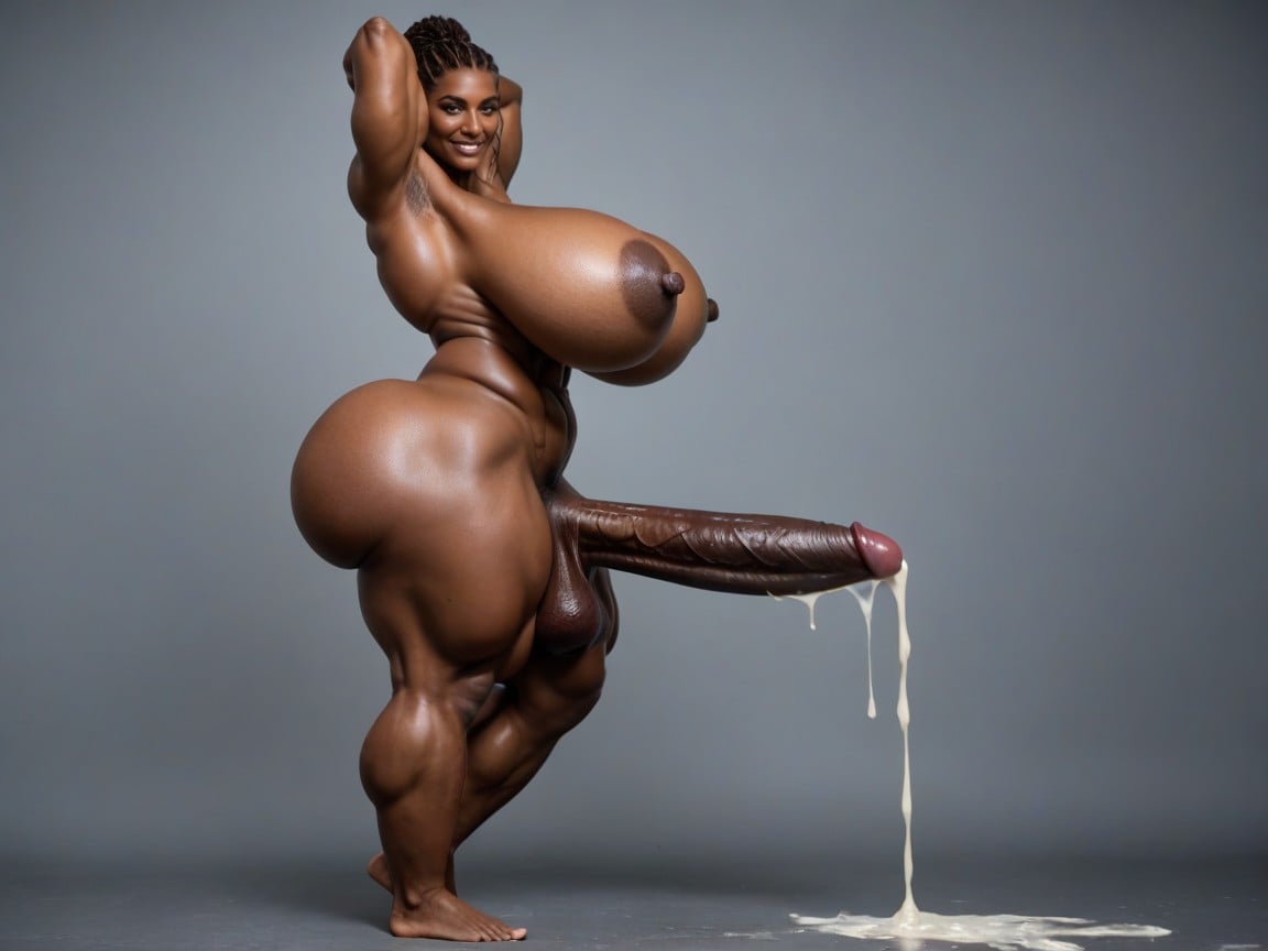 Futanari Storm, Gigantic Biceps, Gigantic Cock Porno shemale IA