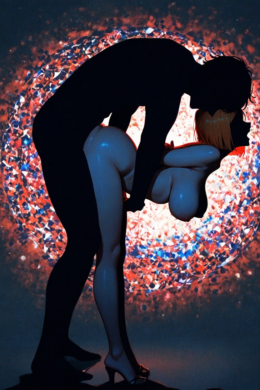 25+, Backlit, Standing Hentai AI Porn