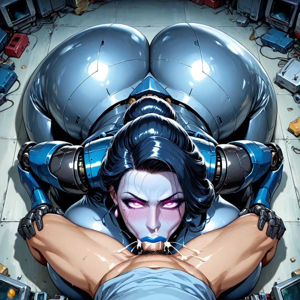 Sucking Sons Cock, Breast Expansion, Robot Head Hentai AI Porn
