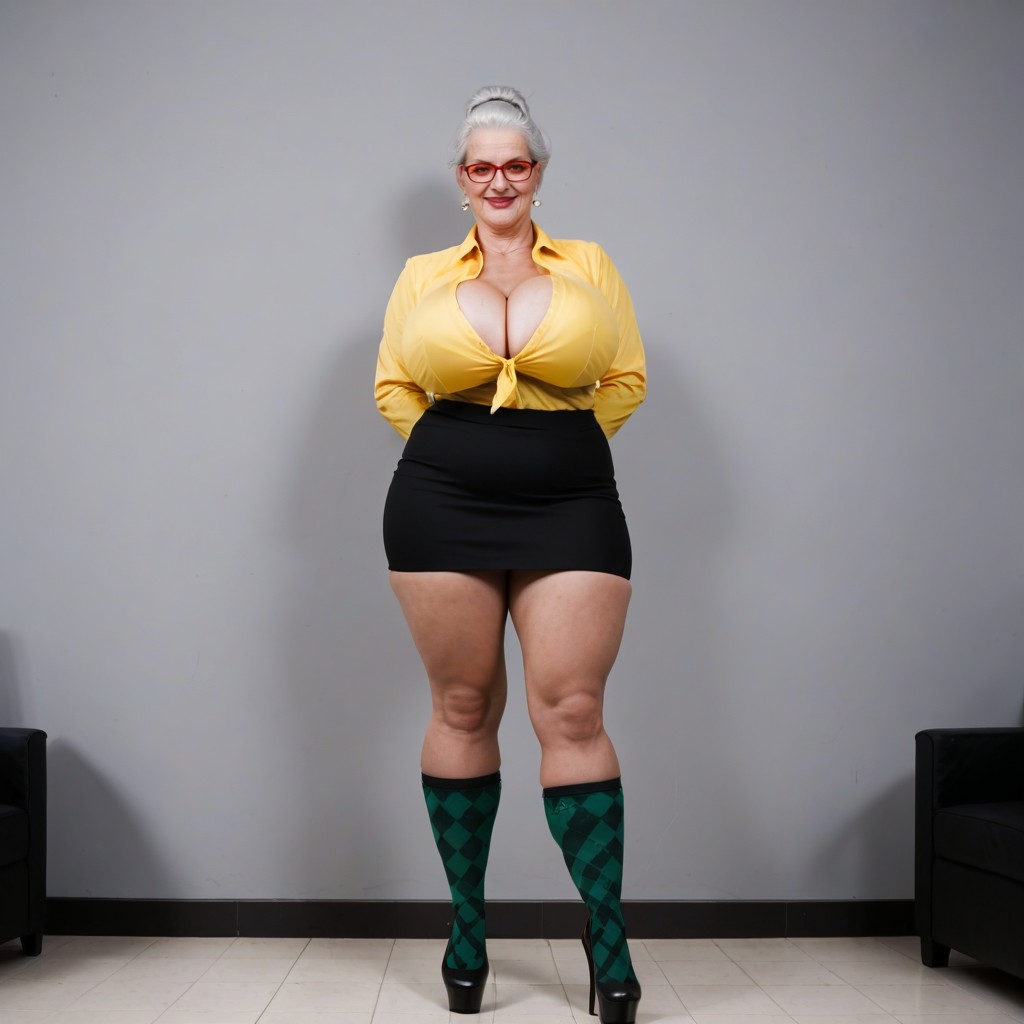 Cosplay, Front View, Huge Giant Tits AI Porn