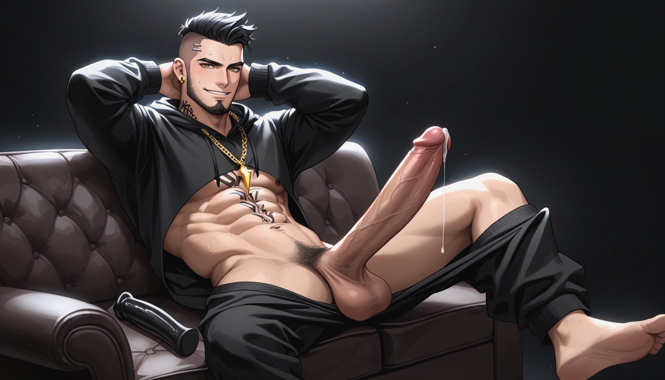 Vip Luxury Club, Hair, Dark Dominant Look Porno gay IA