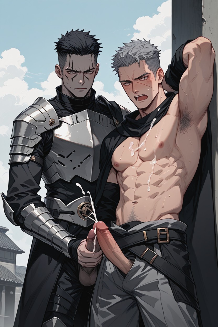 Satisfied, Only Men, 混乱した顔 ゲイAIポルノ