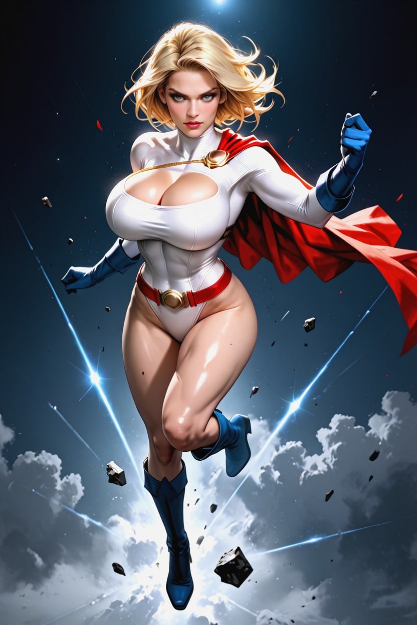 Perfect Eyes, Excited, Powergirl From Dc Comics Porno IA Hentai