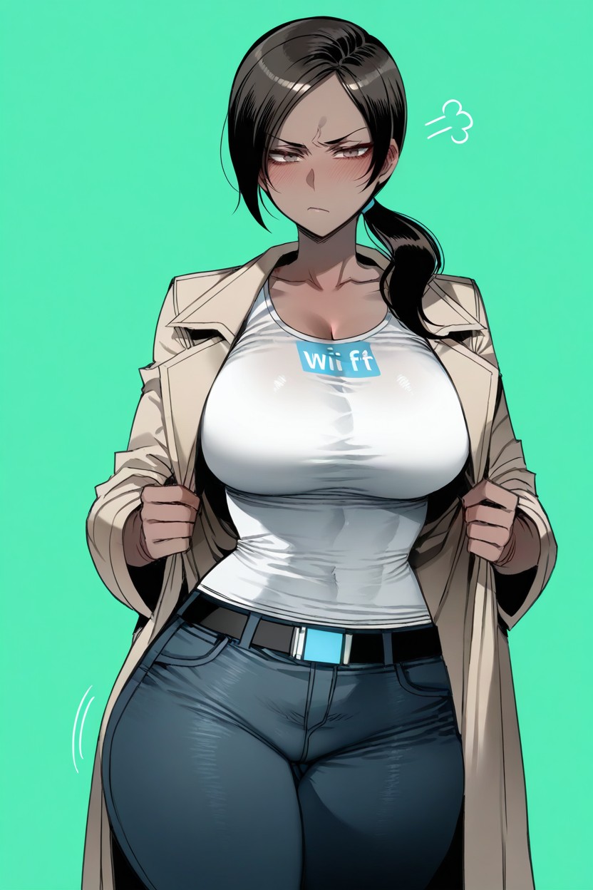 Soft Shading, Big Ass, High Resolution Hentai AI Porn