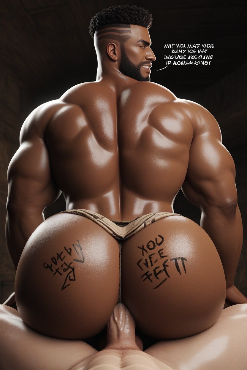 黑人, Body Writing On Ass Is The White Man Reacting To The Unbelievable Pleasure, 叢林 AI同性戀黃片