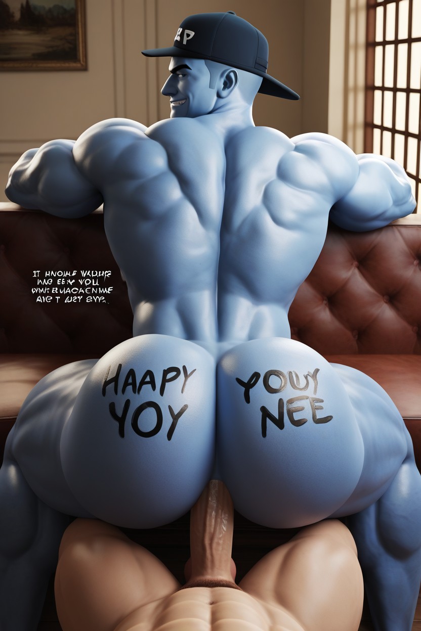 Manly, Body Writing On Ass, Bottom In Control AI同性恋黄片