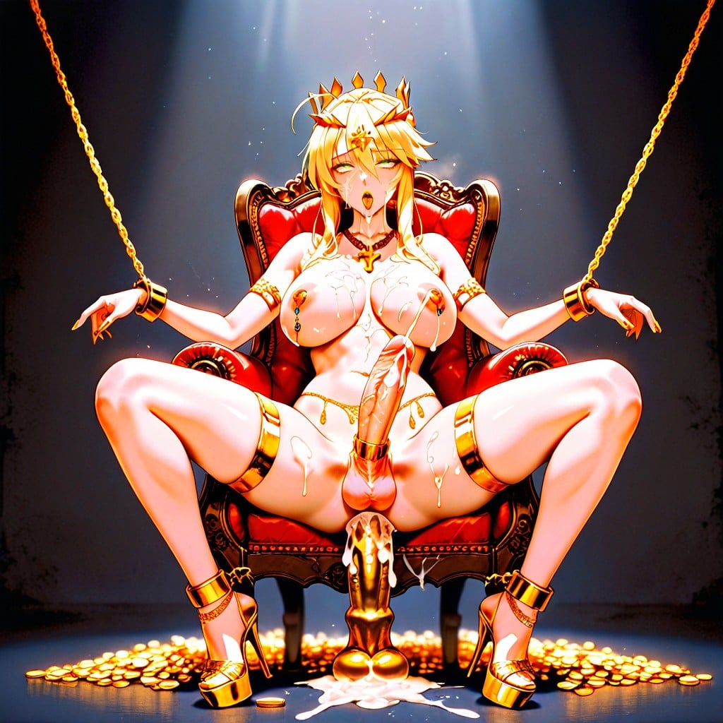 Gold Bracelets, Full Body, Cum On Face Porno IA Hentai