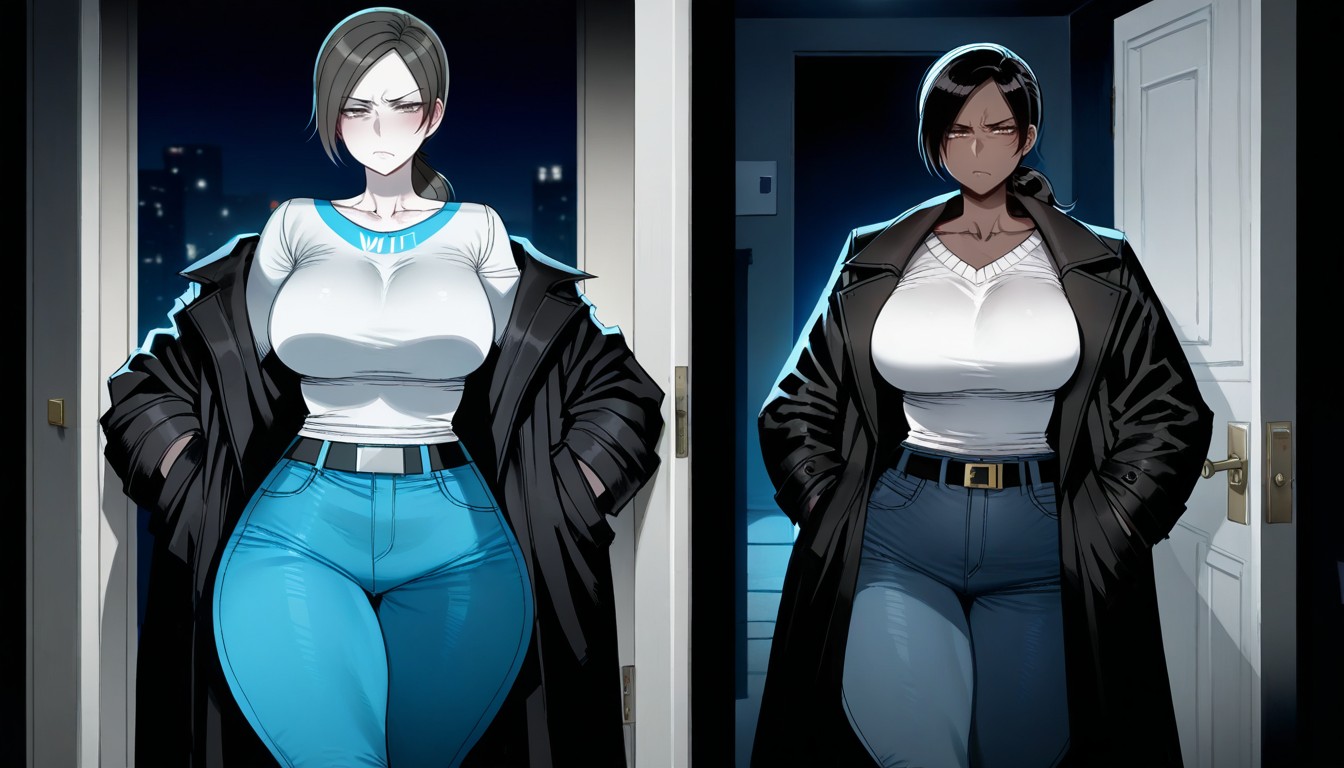 Night Time, 25+, Wii Fit Trainer Porno IA Hentai