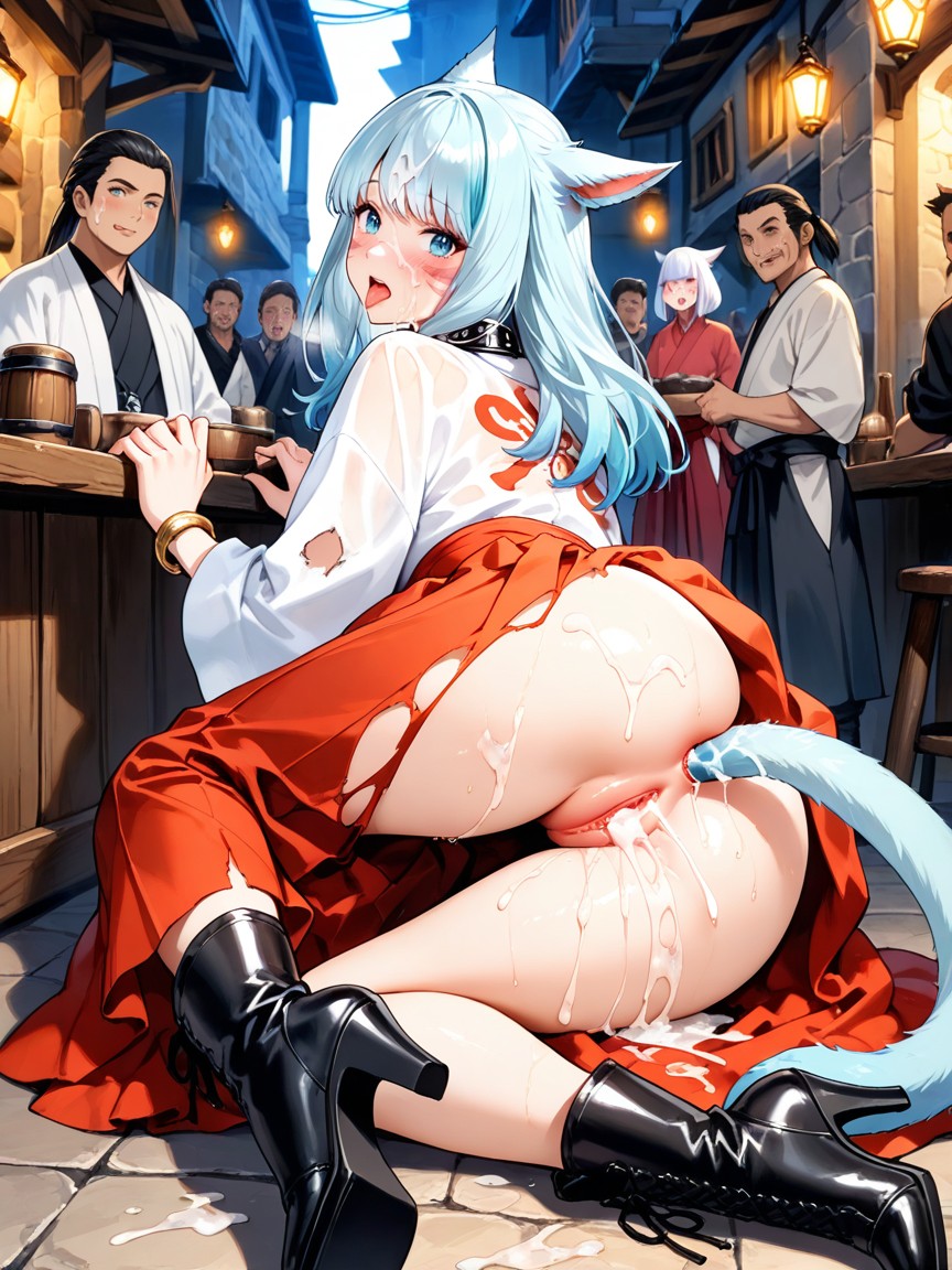 Blue Eyes, Gangbang, 25+ Hentai IA