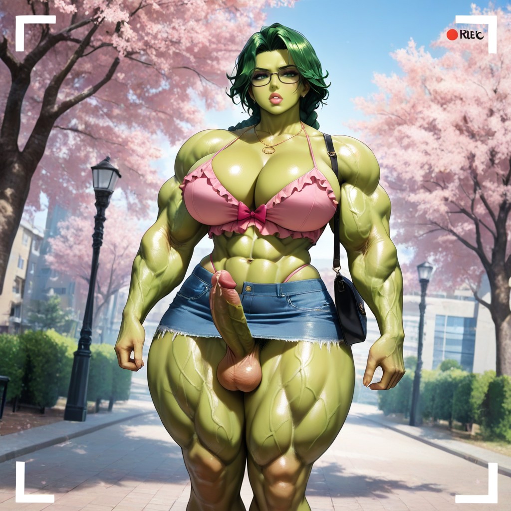 Small, Thick, Bodybuilder Hentai AI Porn