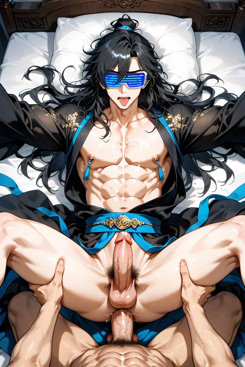 Open Shirt, Black Hafun, Open Shirt AI Gay Porn