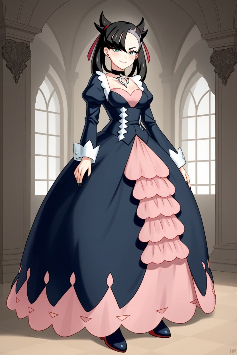 Long Poofy Hoopskirt, Hyper Hoopskirt, Bimbo Body AI Porn