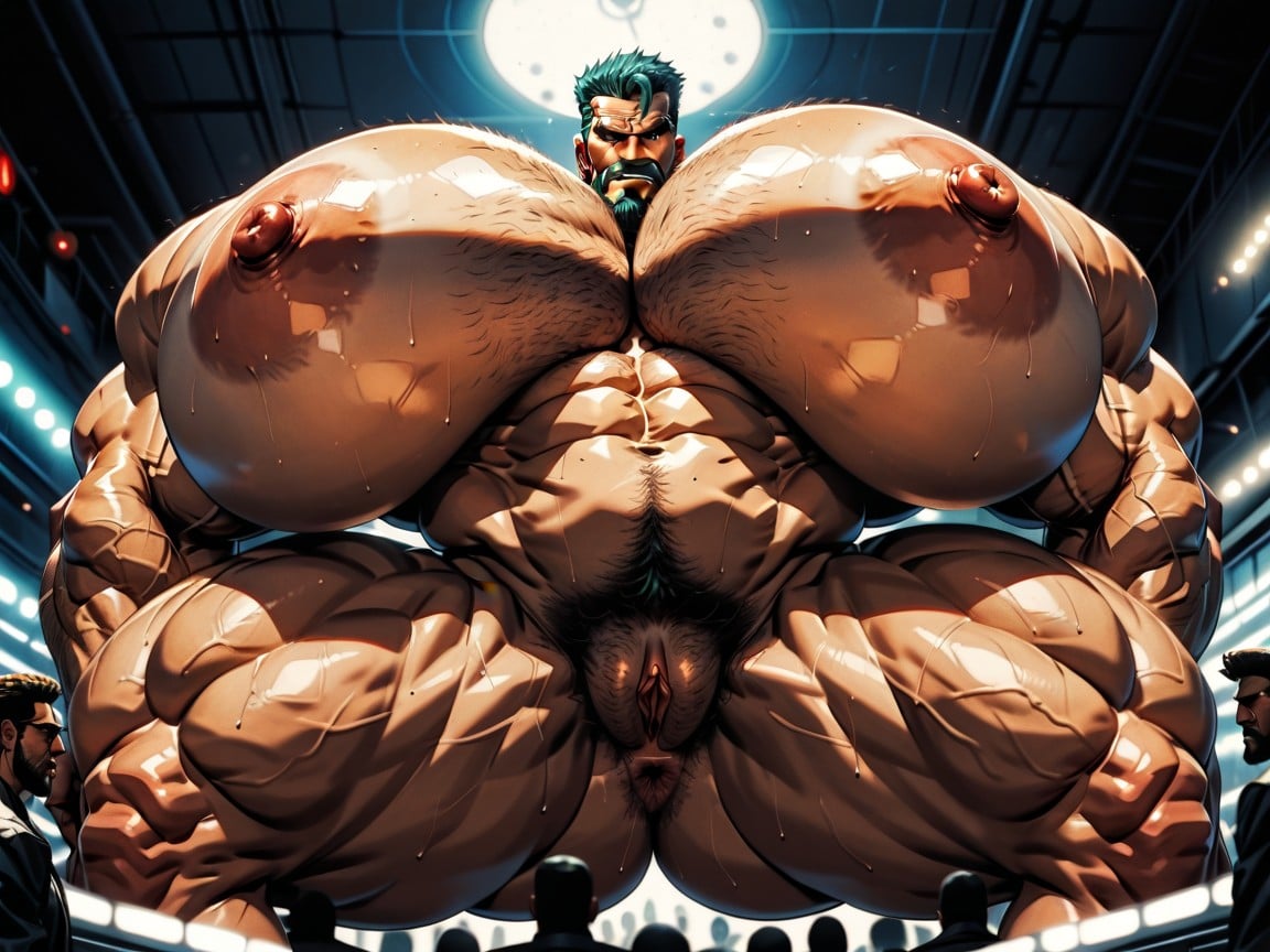Underboob, Three Gay Menbearded, Hyper Boobs AI Porn