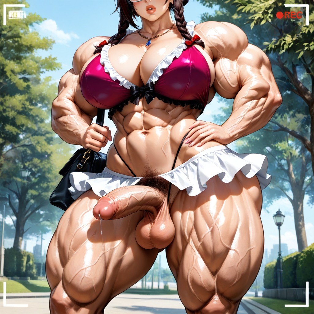 Massive Muscle Delts, Thick Thighs, Tifa Lochheart From Final Fantasy Hentai AI Porn