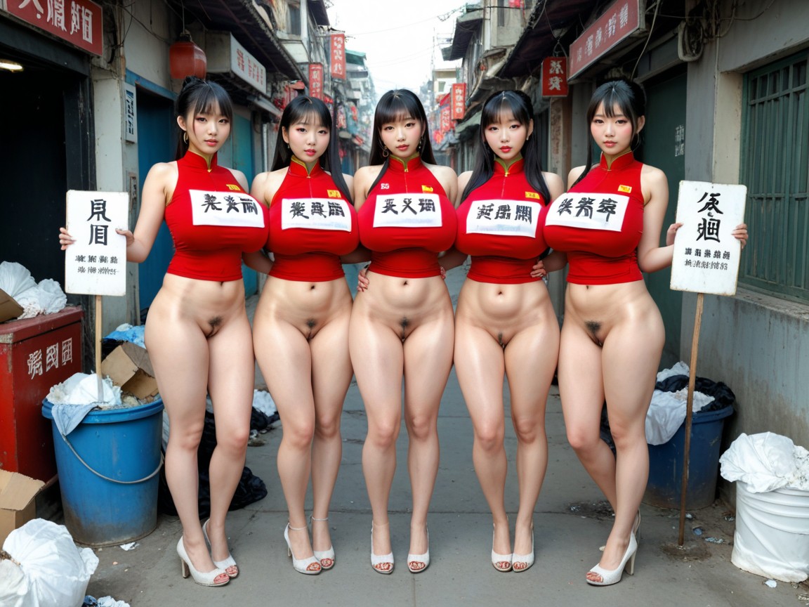 Chinese Whores Begging To Be Bred, Chinese Freeuse Breeding Whores, Looking At Viewer AI Porn
